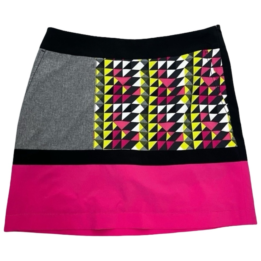 Annika by Cutter & Buck Women’s Geometric Colorblock Golf Skort - Size 6